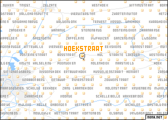 map of Hoekstraat