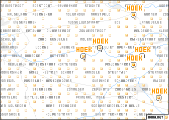 map of Hoek