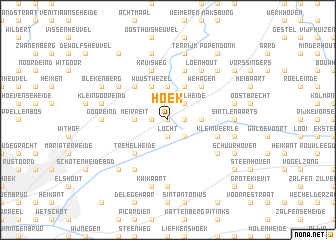 map of Hoek