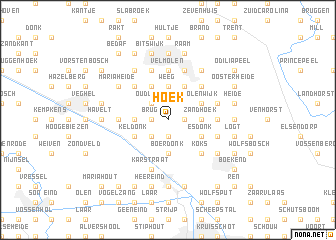 map of Hoek