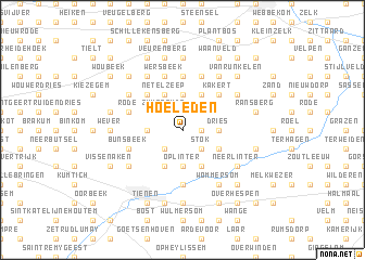 map of Hoeleden