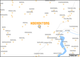 map of Hoemok-tong