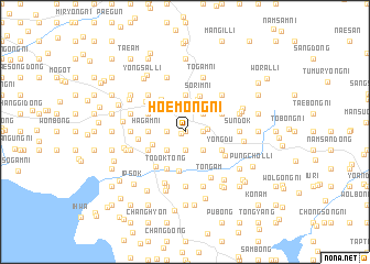 map of Hoemong-ni