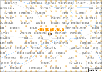 map of Hoenderveld