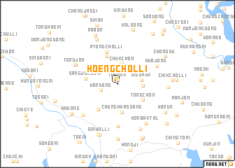 map of Hoengch\