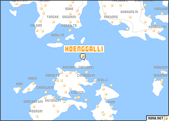 map of Hoenggal-li