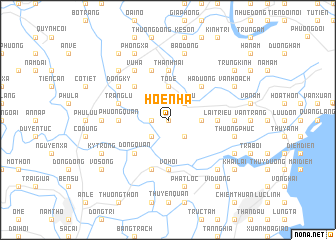 map of Hòe Nha