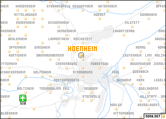 map of Hoenheim