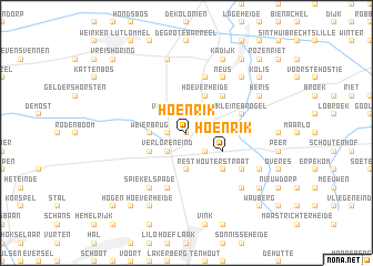 map of Hoenrik