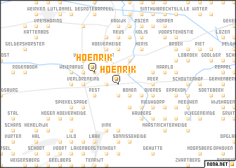 map of Hoenrik