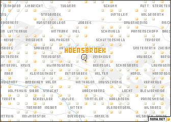 map of Hoensbroek