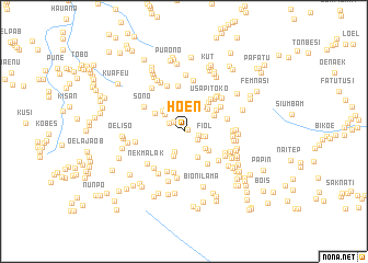 map of Hoen