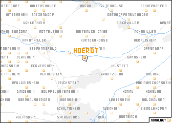 map of Hoerdt