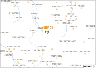 map of Hoe-ri