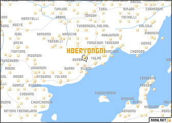 map of Hoeryŏng-ni