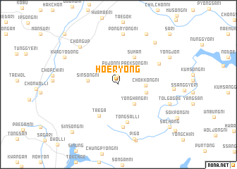 map of Hoeryong