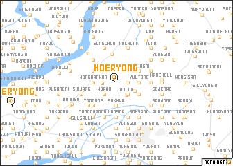 map of Hoeryong