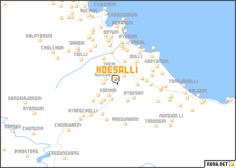 map of Hoesal-li