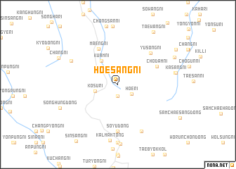 map of Hoesang-ni