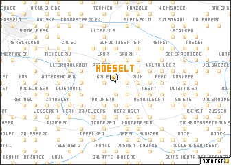 map of Hoeselt