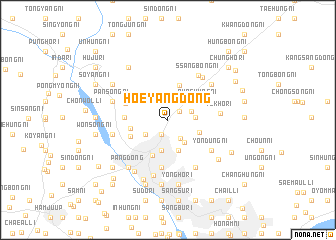 map of Hoeyang-dong