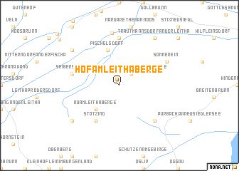 map of Hof am Leithaberge