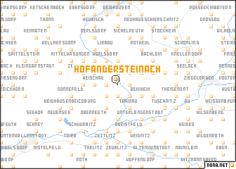 map of Hof an der Steinach