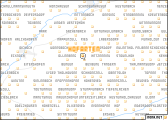 map of Höfarten