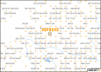 map of Hofberg