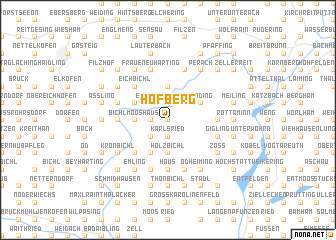 map of Hofberg