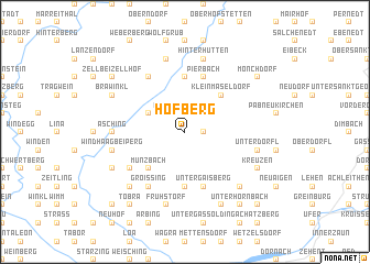 map of Hofberg