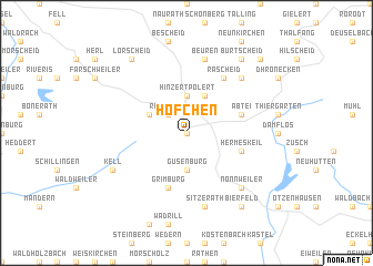 map of Höfchen