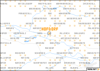 map of Hofdorf