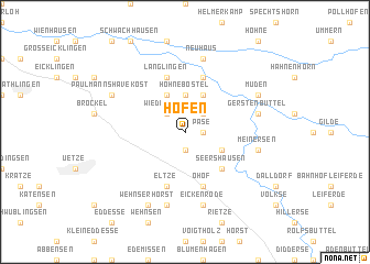 map of Höfen