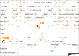 map of Höfen