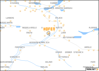 map of Höfen