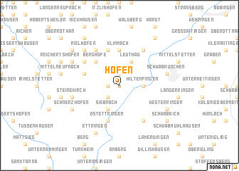 map of Höfen