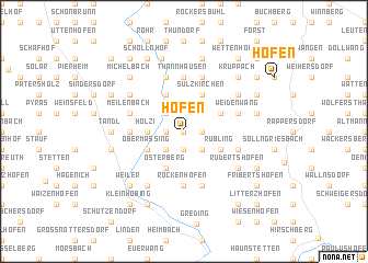 map of Höfen