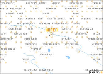 map of Höfen