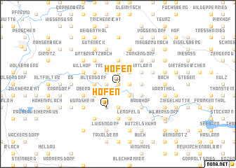 map of Höfen