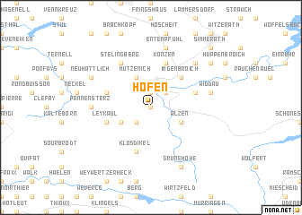 map of Höfen