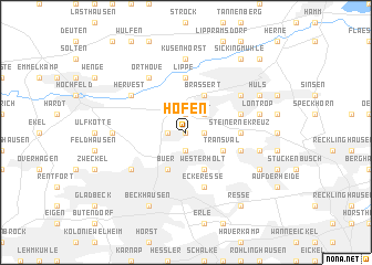 map of Höfen