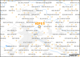 map of Hofen