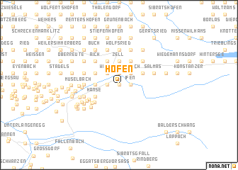 map of Höfen