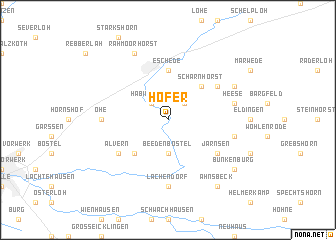 map of Höfer