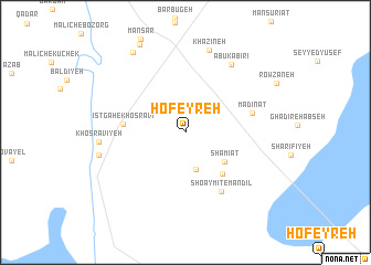 map of Ḩofeyreh