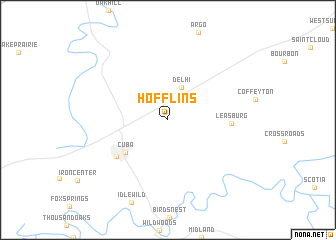 map of Hofflins