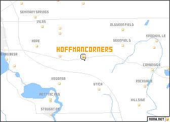 map of Hoffman Corners