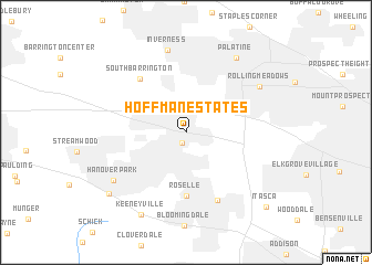 map of Hoffman Estates