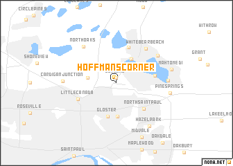 map of Hoffmans Corner